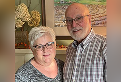 Kim Ebersole '89 and David Doudt '64 Give from the Heart